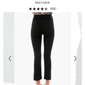 NWT Mother Insider Crop Two Step Fray Jeans in Not Guilty
